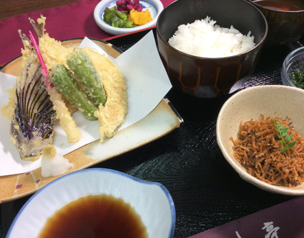 いわし天ぷら定食